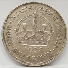 AUSTRALIA 1938 . CROWN . UNCIRCULATED